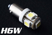 64132 - H6W LEDs - BAX9S base - 12V