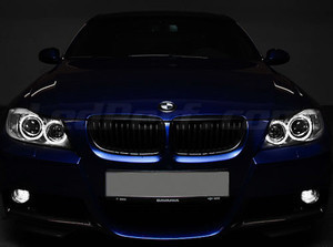 Leds blanches xenon pour angel eyes BMW Serie 3 E90 6000K