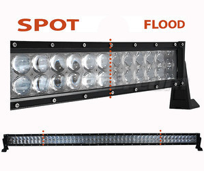 Barre LED CREE 4D Double Rangée 288W 26000 Lumens Pour 4X4 - Camion - Tracteur Spot VS Flood