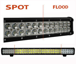 Barre LED CREE Double Rangée 198W 13900 Lumens Pour 4X4 - Camion - Tracteur Spot VS Flood