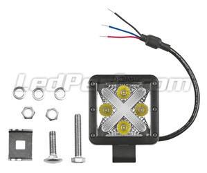Phare de Travail LED Osram LEDriving® LIGHTBAR MX85-WD avec ses accessoires de montage
