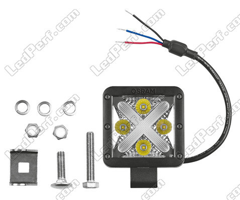 Phare de Travail LED Osram LEDriving® LIGHTBAR MX85-SP avec ses accessoires de montage