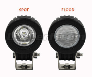 Phare Additionnel LED CREE Rond 10W Pour Moto - Scooter - Quad Spot VS Flood