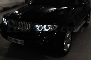 Angel eyes LED for BMW X5 (E53)