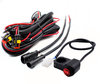 Complete electrical harness with waterproof connectors, 15A fuse, relay and handlebar switch for a plug and play installation on Aprilia Caponord 1000 ETV<br />