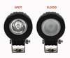 Aprilia RS4 50 Spotlight VS Floodlight beam