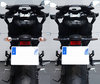 Before and after comparison following a switch to Sequential LED Indicators for BMW Motorrad F 800 R (2008 - 2015)