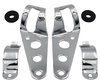 Set of Attachment brackets for chrome round BMW Motorrad R 1200 R (2010 - 2014) headlights