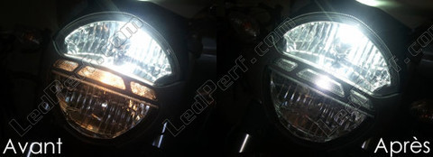 xenon white sidelight bulbs LED for Ducati Monster 696 796 1100S Evo