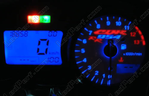 blue Honda CBR 954 RR LED Meter lighting kit