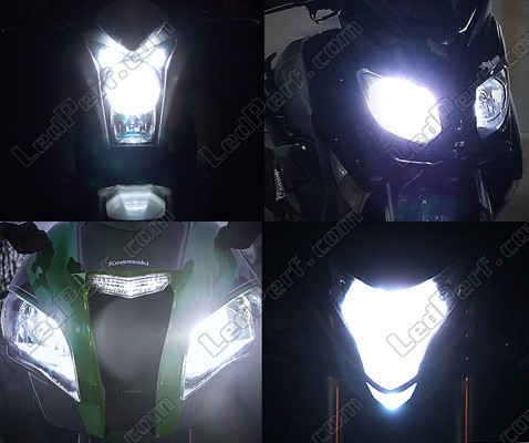 headlights LED for Kawasaki Ninja ZX-6R (2003 - 2004) Tuning