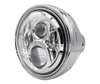 Example of headlight and chrome LED optic for Moto-Guzzi Breva 750