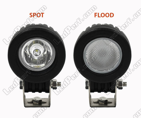 Moto-Guzzi V9 Roamer 850 Spotlight VS Floodlight beam
