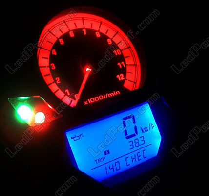 red Meter LED for suzuki SV 650 N (2003 - 2010)S