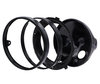 Black round headlight for 7 inch full LED optics of Yamaha XSR 700 XTribute, parts assembly