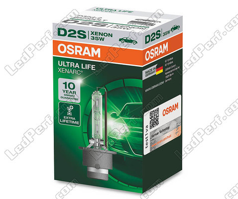 Osram D2S Xenarc Ultra Life Osram Xenon Bulb - 66240ULT in its packaging