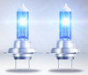 White light of H7 Osram Cool Blue Boost 5000K Xenon effect bulbs - 62210CBB-HCB