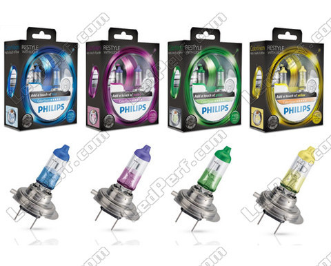 Philips H7 ColorVision bulbs - Blue, , yellow or green -