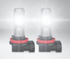 H11 Osram LEDriving Standard LED Headlights Bulbs for fog lights in operation