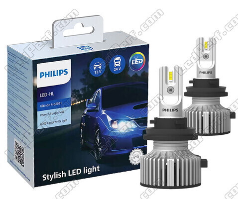 H16 LED bulbs Kit PHILIPS Ultinon Pro3021 - 11366U3021X2