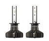 H3 LED Headlights Bulbs Kit PHILIPS Ultinon Pro9000 +200% 5800K - 11336U90CWX2