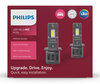 Philips Ultinon Access H3 LED Headlights Bulbs 12V - 11336U2500C2