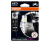 Front view packaging of Osram Easy H4 LED motorcycle bulbs