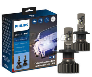 H4 LED Bulbs Kit PHILIPS Ultinon Pro9000 +250% 5800K - 11342U90CWX2