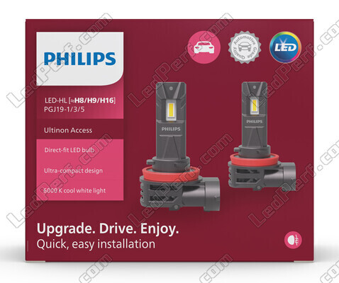 Philips Ultinon Access H9 LED Headlights Bulbs 12V - 11366U2500C2
