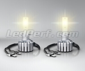 Eclairage blanc chaud 2700K des ampoules LED H1 Osram LEDriving® HL Vintage - 64150DWVNT-2MB