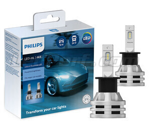 Kit Ampoules LED H3 PHILIPS Ultinon Essential LED - 11336UE2X2