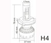Kit 9003 - H4 - HB2 Led Philips Lumileds