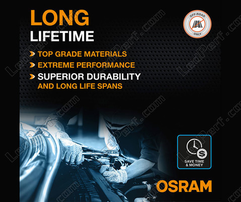 Durée de vie des ampoules LED H7 Osram LEDriving® XTR 6000K - 64210DWXTR