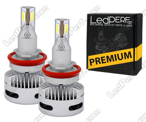 Ampoules H9 LED pour voiture avec phares lenticulaires.