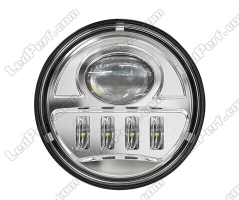 Optiques Full LED 4.5 pouces chromées pour phares additionnels - Type 1