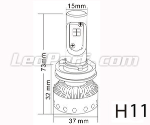 Mini Ampoule LED H11 Tuning
