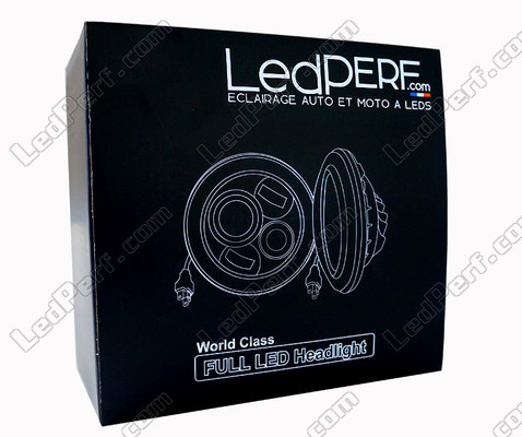 Optique Moto Full LED Noir Pour Phare Rond De 5.75 Pouces - Type 2 Emballage