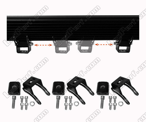 LED Light Bar CREE Double Row 108W 7600 Lumens for 4WD - ATV - SSV Attachment