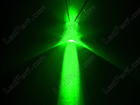 3mm green LEDs for car