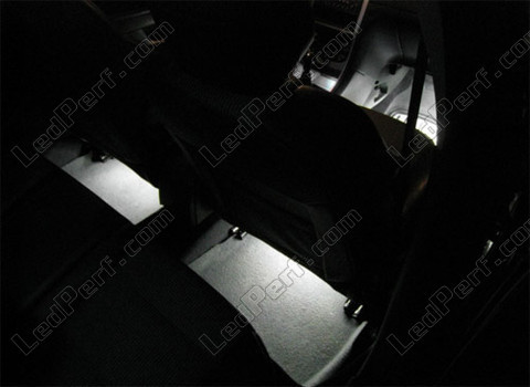 Floor/footwell - white LED strip - waterproof - 30cm - Peugeot 307