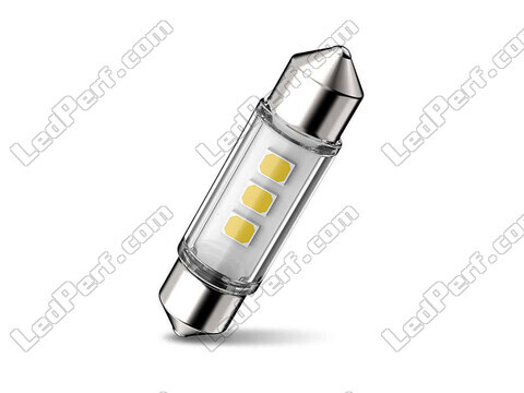 Ampoule LED navette C7W 38mm Philips Ultinon Pro6000 Blanc Froid 6000K - 11854CU60X1 - 12V