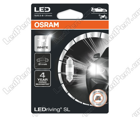 Ampoule navette LED Osram Ledriving SL 31mm C3W  - White 6000K