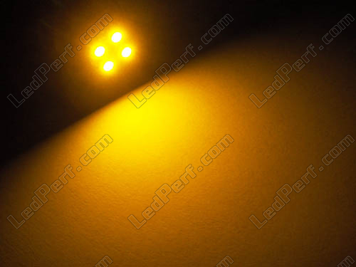 2x Ampoule 12V 5W T10 W2.1x9.5D LED W5W orange clignotant voiture