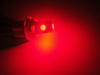Ampoule led 168R - 194R  - 2825R - T10 W5W Xtrem Rouge effet xenon