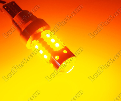 Ampoule LED 916NA - WY16W - T15 Orange Leds Au Detail Leds T15 Culot W16W 12V