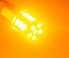 RY10W BAU15S LED bulb indicator with 21 leds orange