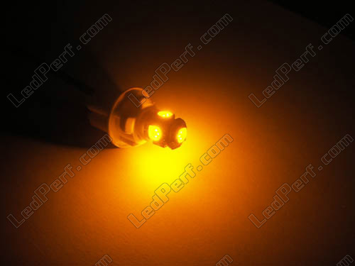 64132 - H6W LED - BAX9S Base - Orange/Yellow - Xtrem
