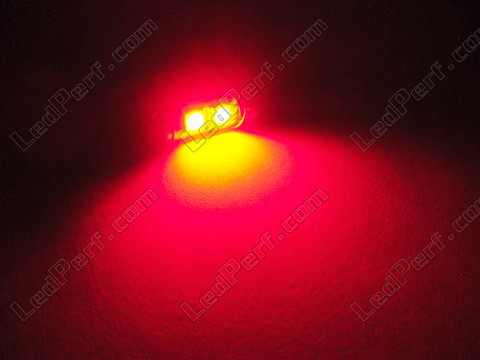 red 31mm Ceiling Light festoon LED, Trunk, glove box, licence plate - DE3175 - DE3022 - C3W