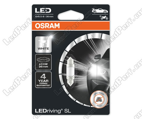 Osram LEDriving SL 36mm C5W LED festoon bulb - White 6000K