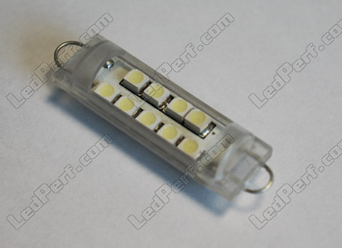 white 42mm LED Festoon hook for Ceiling Light, Trunk, glove box, licence plate - 561 - 563 - 567 - C10W